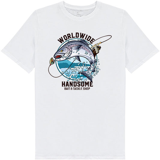 Unisex Fishing T-Shirt | Worldwide Handsome Bait & Tackle