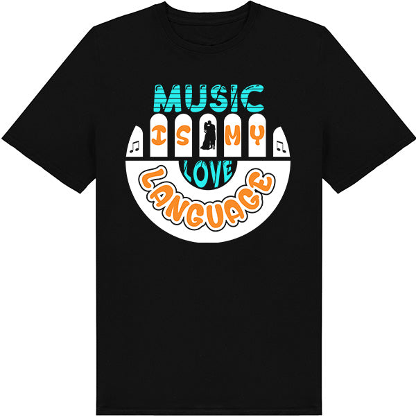 "Music Is My Language" Unisex T-Shirt | Ideal for Music Lovers