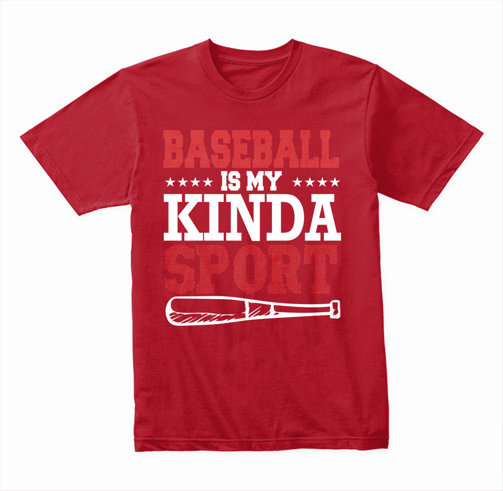 "Baseball Is My Kinda Sport" Unisex T-Shirt - Shop Now