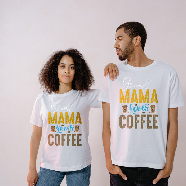 Grand Mama Loves Coffee Unisex T-Shirt | Equestrian Apparel