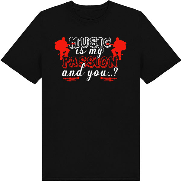 "Music Is My Passion" Unisex T-Shirt | Ideal for Music Lovers