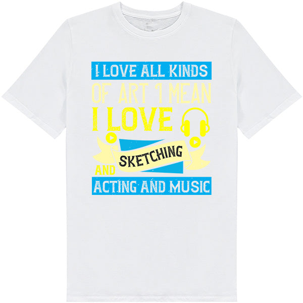 "I Love All Kinds of Art" Unisex T-Shirt | Equestrian Style