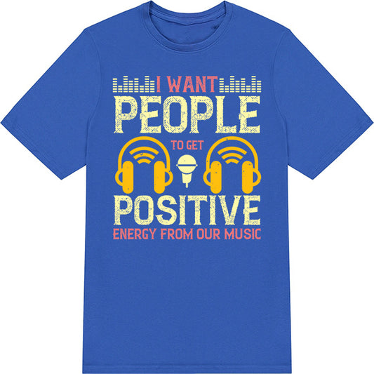 Positive Energy Unisex T-Shirt - Uplifting Vibes for Equestrians