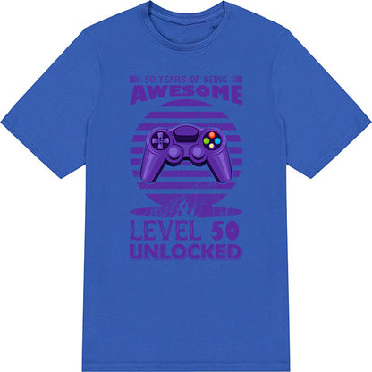 50 Years of Awesome Unisex T-Shirt | Premium Gaming Apparel