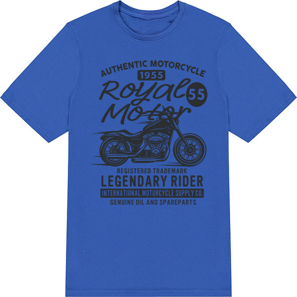 Authentic 1955 Royal 55 Motorcycle Unisex T-Shirt | Equestrian