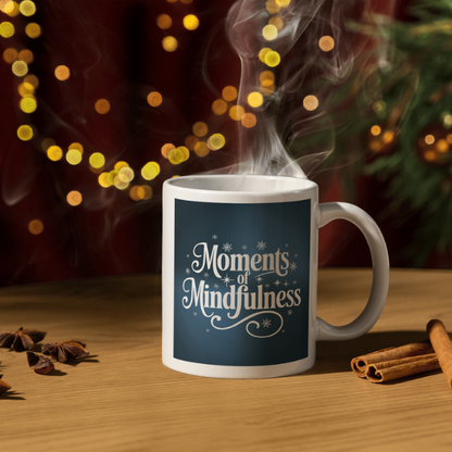 Shop the Moments of Mindfulness Self-Care Christmas Mug - Perfect Holiday Gift for Relaxation and Reflection