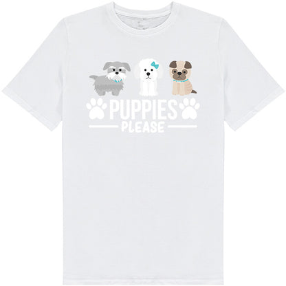 Unisex Dog Lover T-Shirt - Puppies Please Collection