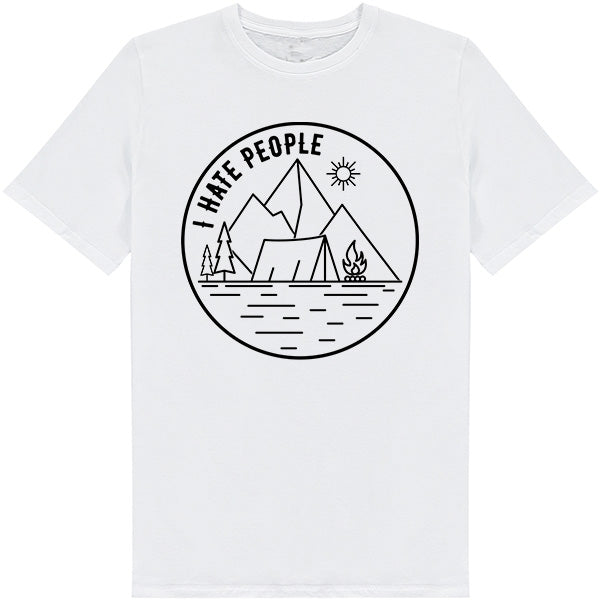 "I Hate People" Unisex T-Shirt | Ideal for Equestrian Enthusiasts