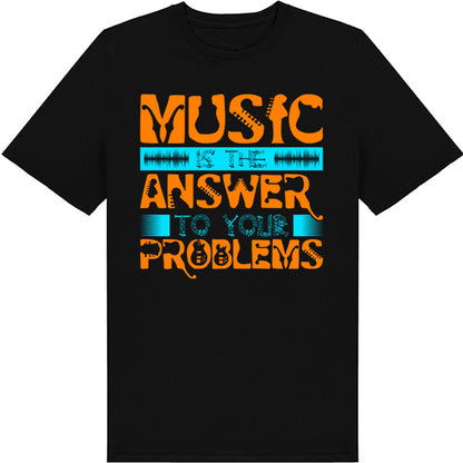 "Music Is The Answer" Unisex T-Shirt | Ideal for Music Lovers