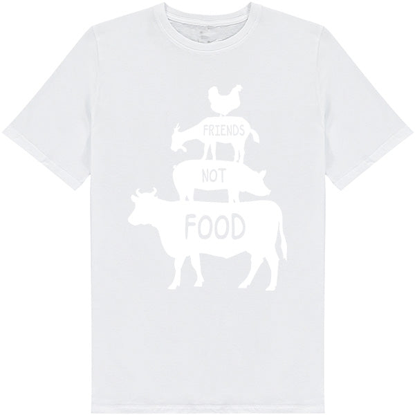 "Friends Not Food" Vegan T-Shirt | Unisex Equestrian Apparel