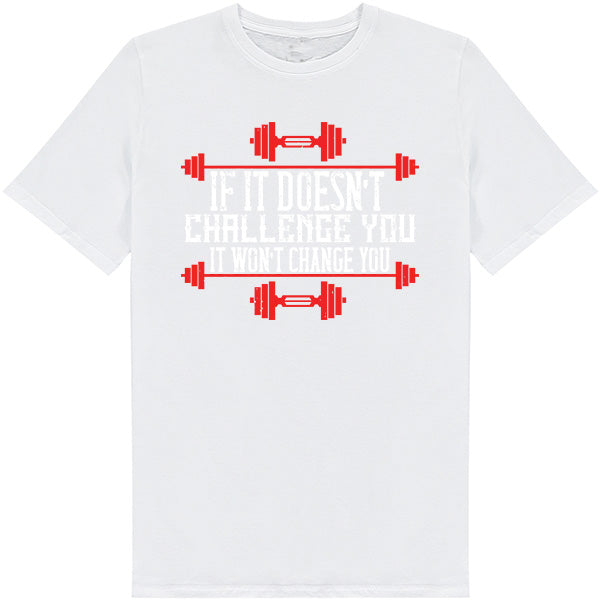 Unisex 'Challenge You' T-Shirt | Fitness Focus Collection