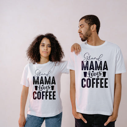 Grand Mama Loves Coffee Unisex T-Shirt | Equestrian Apparel