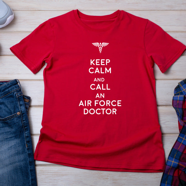 Keep Calm Air Force Doctor T-Shirt | Unisex Equestrian Wear