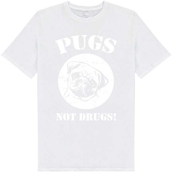 "Pugs Not Drugs" Unisex T-Shirt | Ideal for Dog Lovers