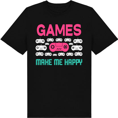 "Games Make Me Happy" Unisex T-Shirt | Premium Equestrian Apparel