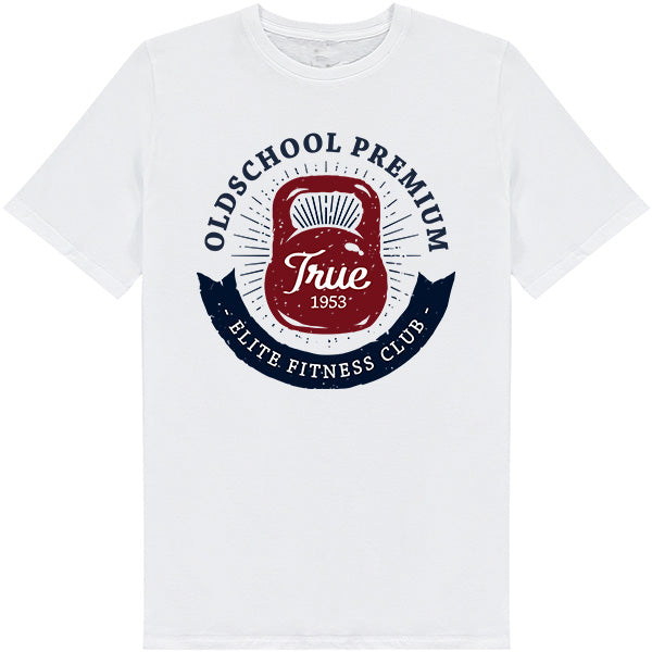 Old School Premium Elite Fitness Club Unisex T-Shirt | Gym Wear