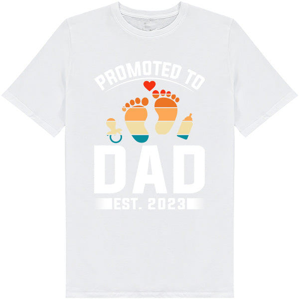 Promoted To Dad EST. 2023 T-Shirt | Dad's Favorites