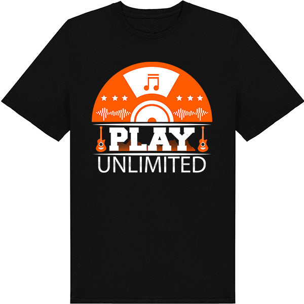 Play Unlimited Unisex T-Shirt | Ideal for Music Lovers