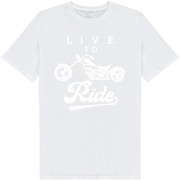 "Live to Ride" Unisex T-Shirt | Ideal for Motorbike Lovers