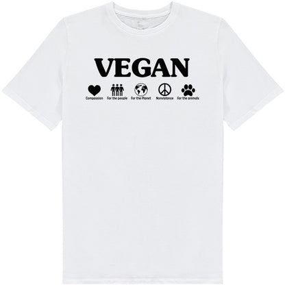 Vegan Compassion Unisex T-Shirt | Nonviolence & Vegan Vibes