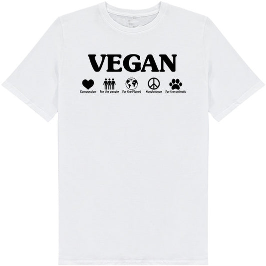 Vegan Compassion Unisex T-Shirt | Nonviolence & Vegan Vibes