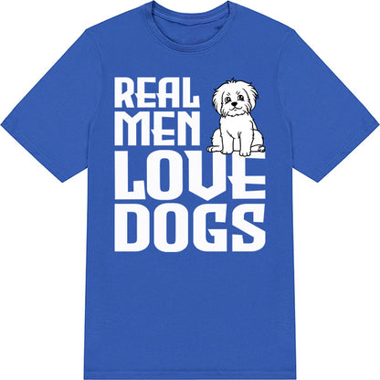 "Real Men Love Dogs" Unisex T-Shirt | Ideal for Dog Lovers