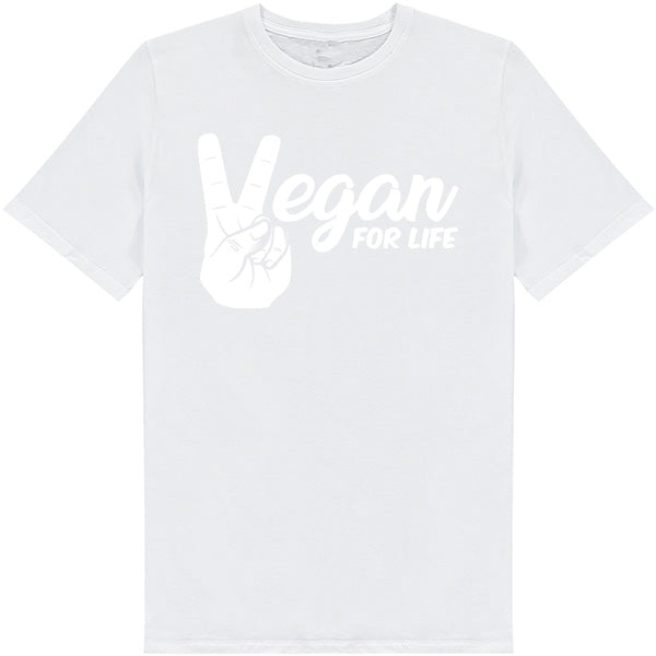 Vegan For Life Unisex T-Shirt | Embrace Vegan Vibes