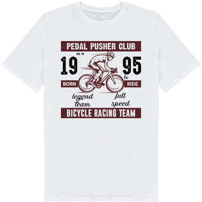 Unisex Bicycle Racing Team T-Shirt | Pedal Pusher Club