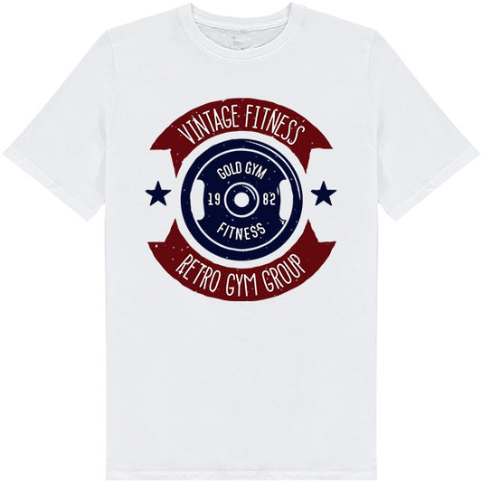 Vintage Gold Gym 1982 Retro T-Shirt | Unisex Fitness Apparel