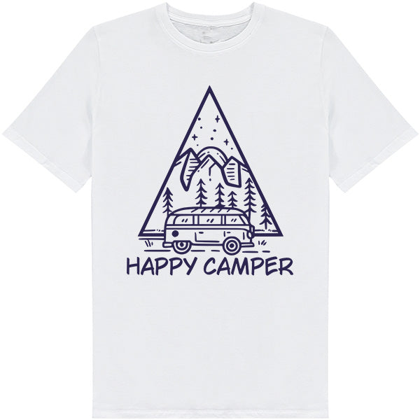 Happy Camper Unisex T-Shirt | Ideal for Camping Adventures