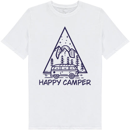 Happy Camper Unisex T-Shirt | Ideal for Camping Adventures