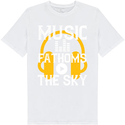 Music Fathoms The Sky Unisex T-Shirt | Ideal for Music Lovers