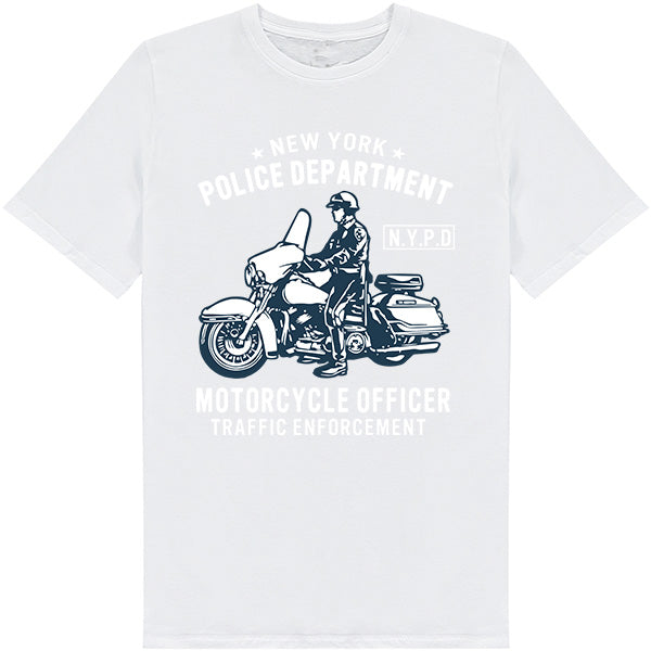 NYPD Unisex T-Shirt | Perfect for Motorbike Enthusiasts