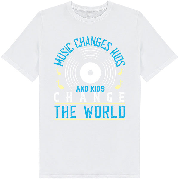 "Music Changes Kids" Unisex T-Shirt | Ideal for Music Lovers