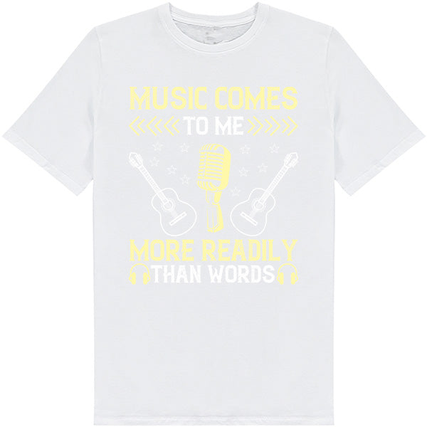 "Music Comes To Me" Unisex T-Shirt | Ideal for Music Lovers