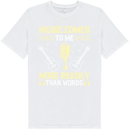 "Music Comes To Me" Unisex T-Shirt | Ideal for Music Lovers