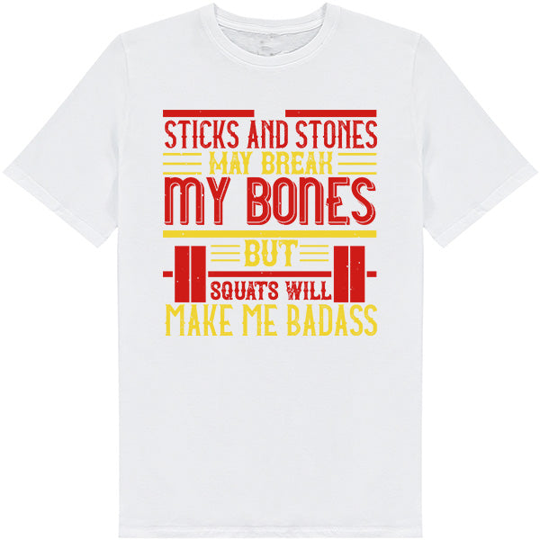 Badass Squats Unisex T-Shirt | Fitness Enthusiast's Choice