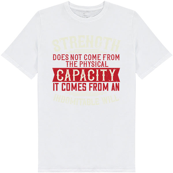 Indomitable Will Unisex T-Shirt | Fitness Focus Collection