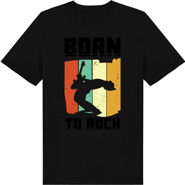 Born To Rock V1 Unisex T-Shirt | Ideal for Music Lovers