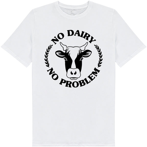 "No Dairy No Problem" Vegan T-Shirt | Unisex Equestrian Apparel