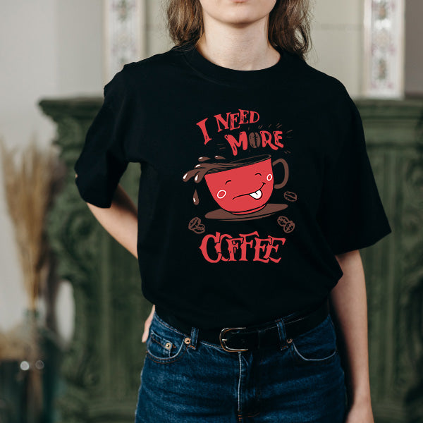 "I Need More Coffee" Unisex T-Shirt | Equestrian Apparel