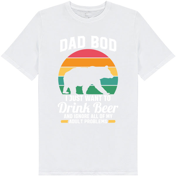 Unisex 'Dad Bod' Beer T-Shirt | Dad's Favorites Collection