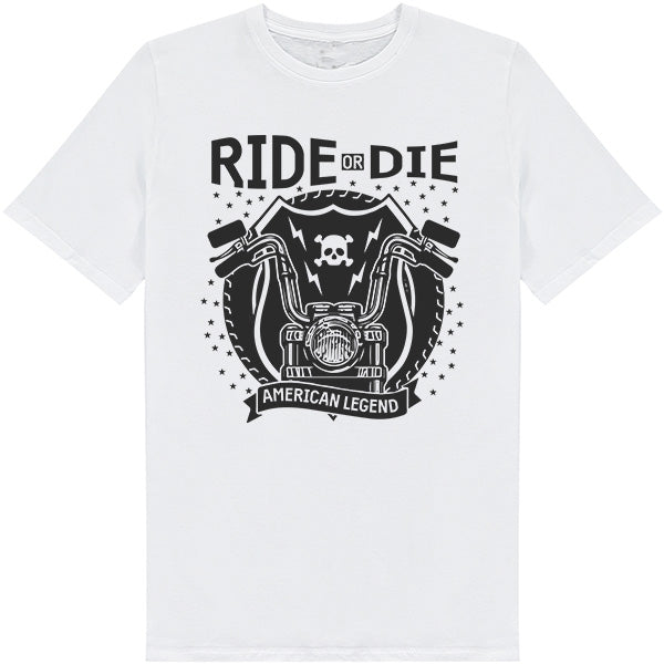 Ride Or Die American Legend T-Shirt | Unisex Biker Tee