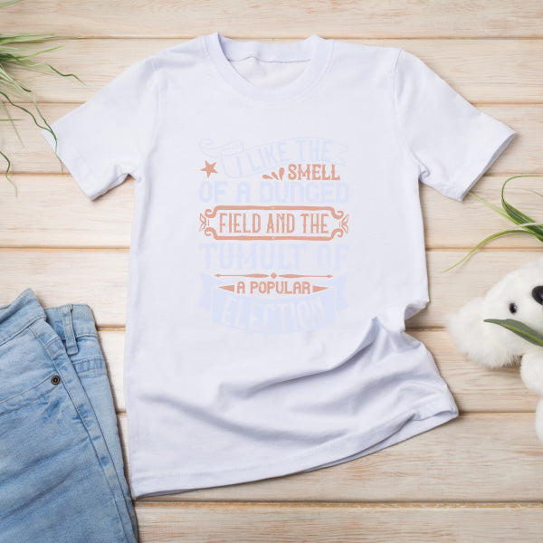 "I Like The Smell Of A Dunged Field" Unisex T-Shirt - Political Collection