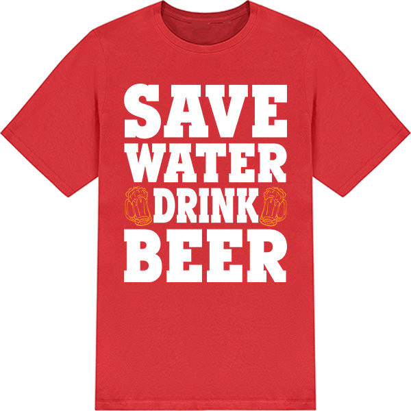 Save Water Drink Beer T-Shirt | Unisex Equestrian Apparel