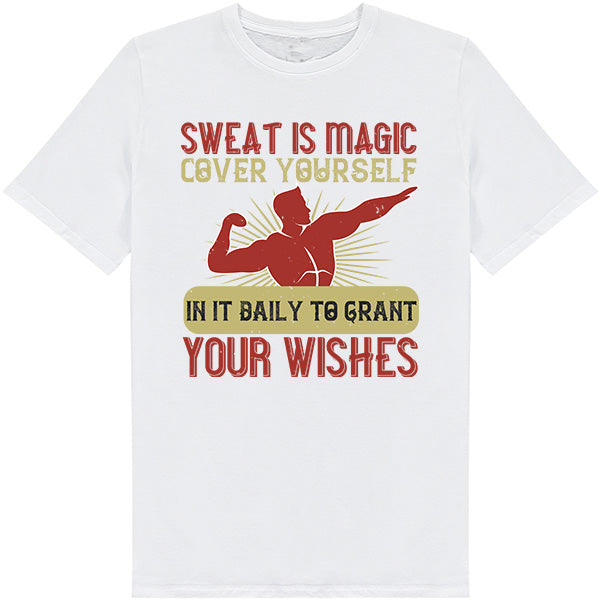 "Sweat Is Magic" Unisex T-Shirt – Motivational Fitness Wear