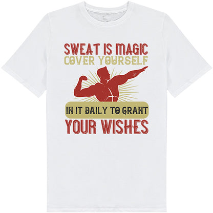 "Sweat Is Magic" Unisex T-Shirt – Motivational Fitness Wear