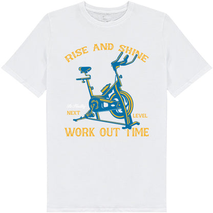 Rise and Shine Unisex Workout T-Shirt | Essential Gym Wear