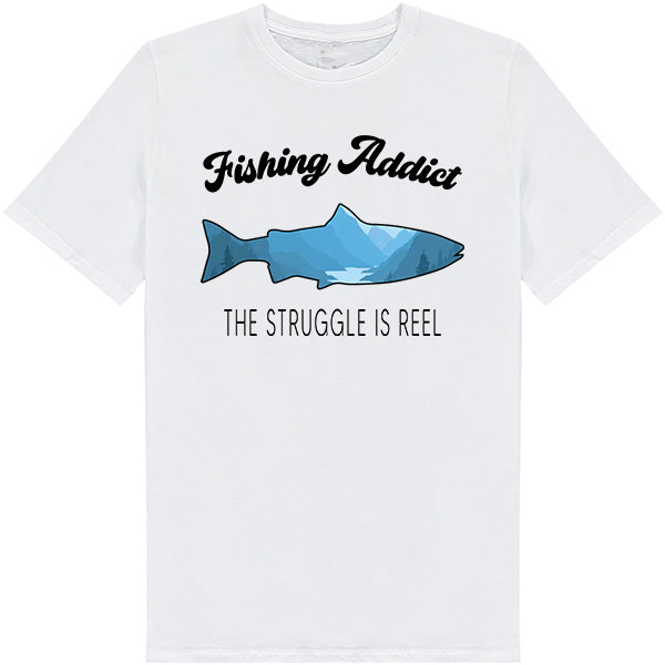 Fishing Addict Unisex T-Shirt | Perfect for Enthusiasts