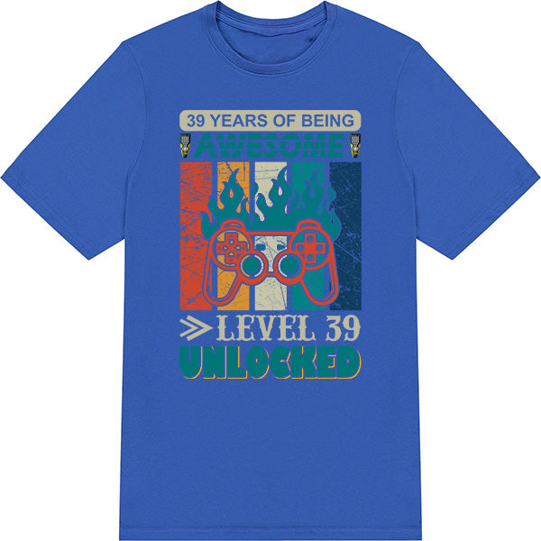 39 Years of Being Awesome T-Shirt | Premium Gaming Apparel